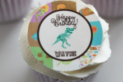 dinosaur cupcake
