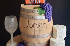 Wine Barrel Cake